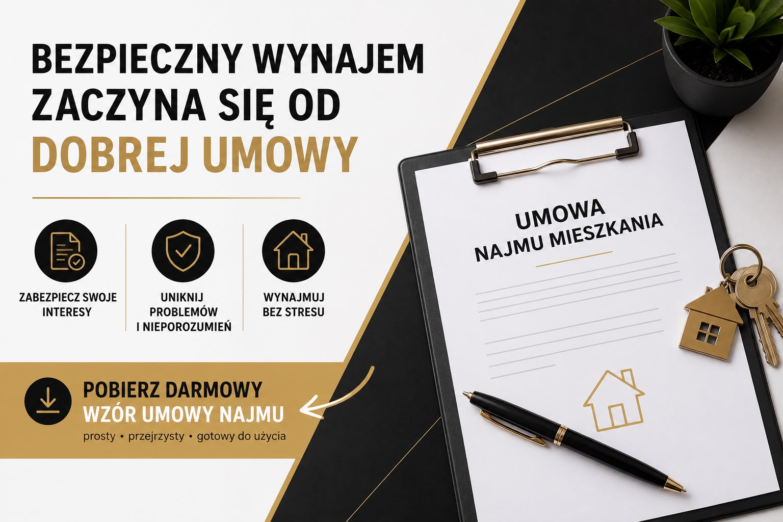 Darmowy wzór umowy najmu mieszkania – pobierz | PK Studio House